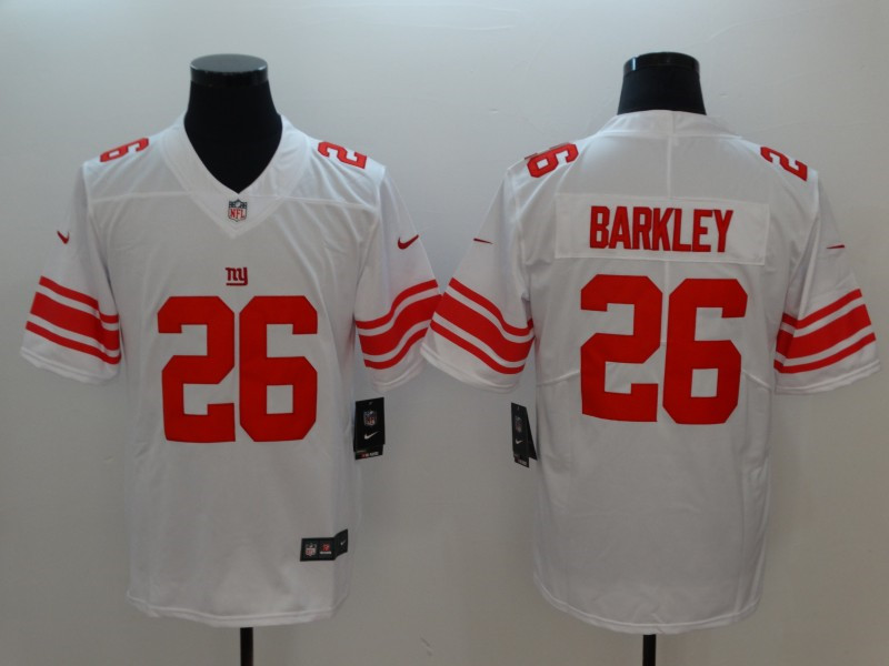 Men's New York Giants #26 Saquon Barkley Nike White Vapor Untouchable Limited Jersey