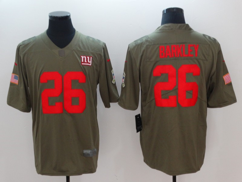 Men's New York Giants #26 Saquon Barkley Nike Inverted Legend Jersey