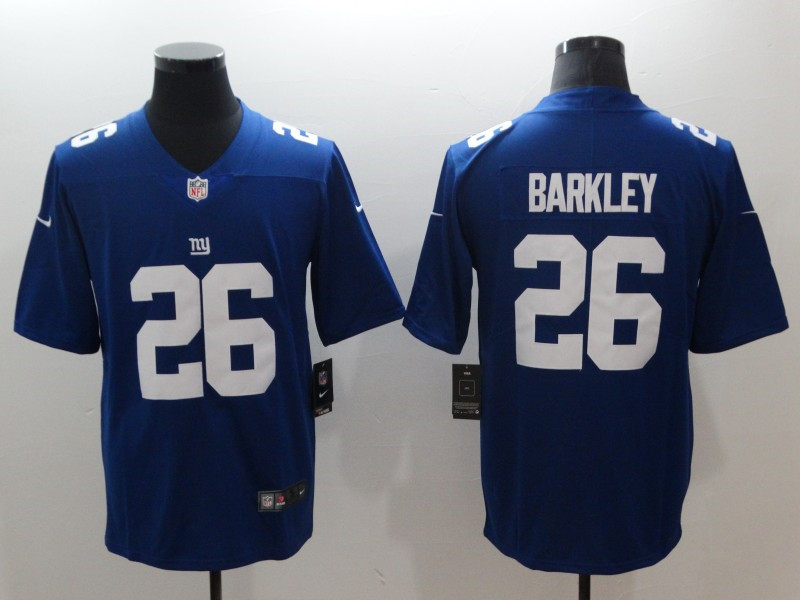 Men's New York Giants #26 Saquon Barkley Nike Royal Team Color Vapor Untouchable Limited Jersey