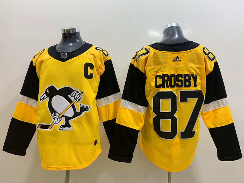 men's pittsburgh penguins sidney crosby adidas black authentic player jersey