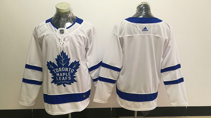 Mens Toronto Maple Leafs Blank adidas Away White Player Jersey