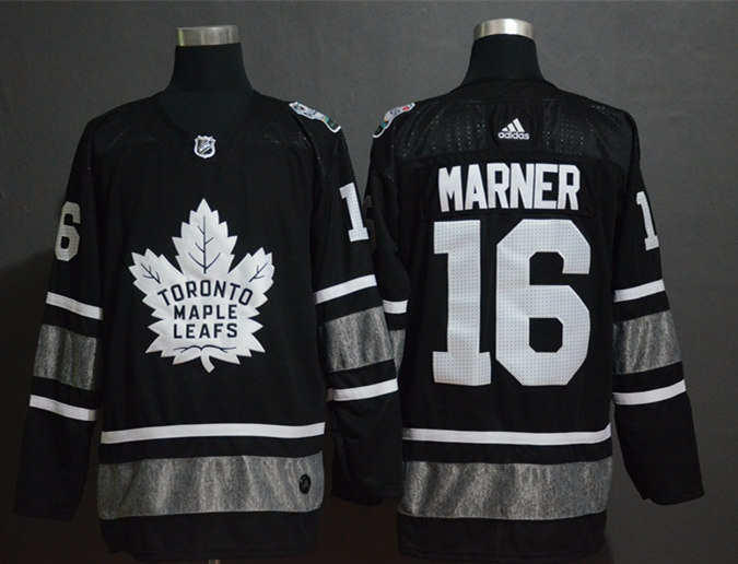 Mens Toronto Maple Leafs #16 Mitchell Marner adidas Black 2019 NHL All-Star Game Jersey