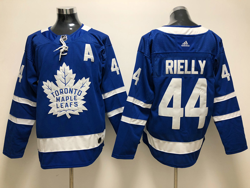 Mens Toronto Maple Leafs #44 Morgan Rielly adidas Home Blue Player Jersey
