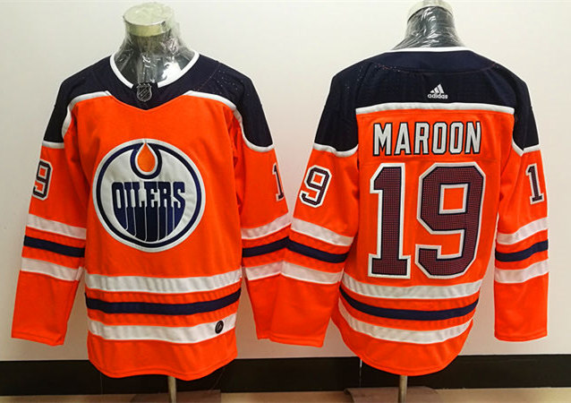 Men's Edmonton Oilers #19 Mikko Koskinen adidas Home Orange Jersey