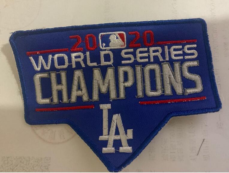 Los Angeles Dodgers 2020 MLB World Series Champions Jersey Patch