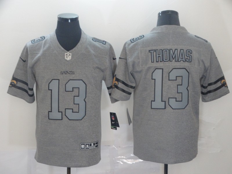 Men's New Orleans Saints #13 Michael Thomas Nike Silver Inverted Legend Jersey