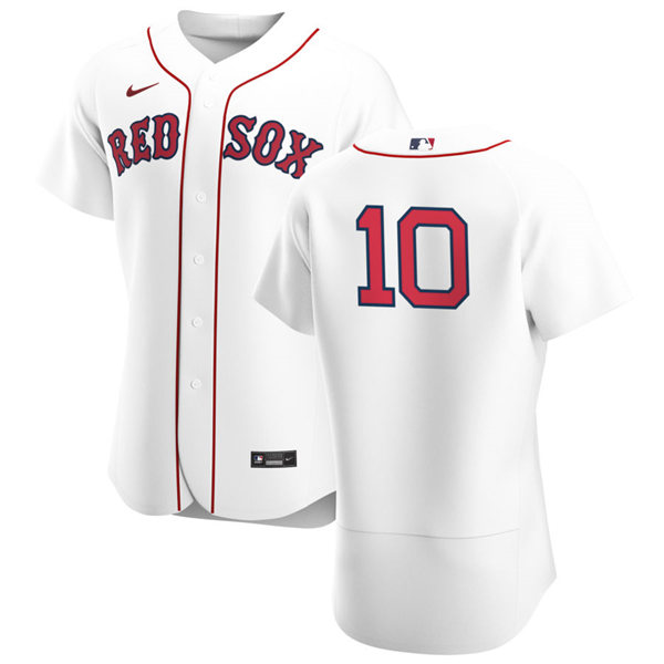 Mens Boston Red Sox #10 Hunter Renfroe Nike White Home FlexBase Jersey