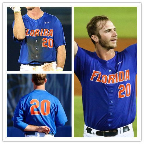 Mens Florida Gators #20 Pete Alonso Nike Royal College Baseball Game Jersey 