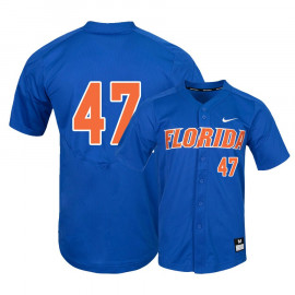 Mens Florida Gators #47 Tommy Mace Nike Royal College Baseball Game Jersey 