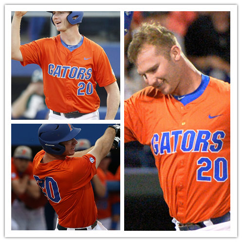 Mens Florida Gators #20 Pete Alonso Nike 2016 Orange Gators College Baseball Jersey