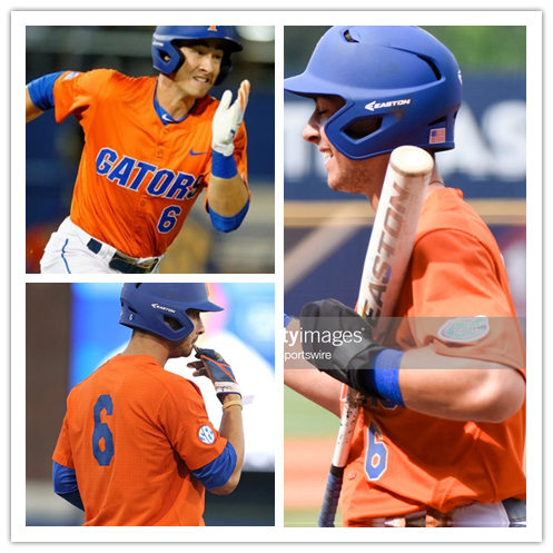 Mens Florida Gators #6 Jonathan India Nike 2016 Orange Gators College Baseball Jersey