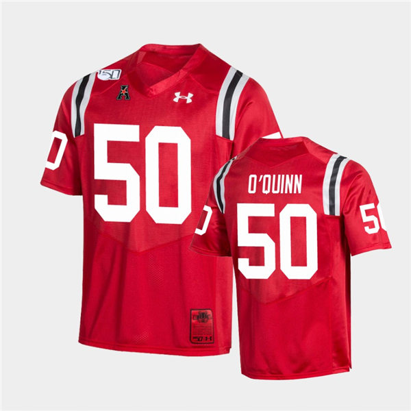 Mens Cincinnati Bearcats #50 Dylan O'Quinn Under Armour Red College Football Alumni Jersey