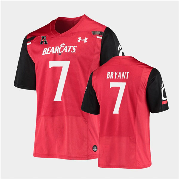 Mens Cincinnati Bearcats #7 Coby Bryant Under Armour Red College Football Game Jersey