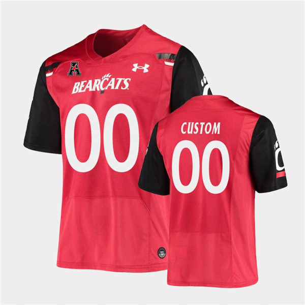 Youth Cincinnati Bearcats Custom Evan Prater Myjai Sanders Dylan O'Quinn Vincent McConnell Under Armour Red Football Jersey