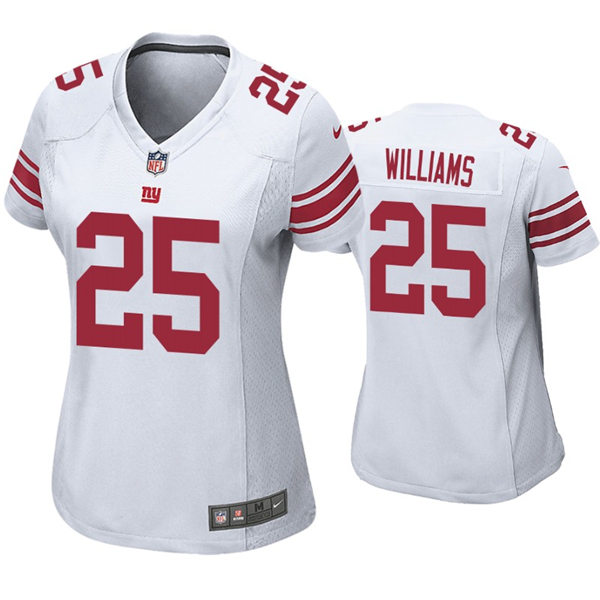 Womens New York Giants #25 Rodarius Williams Nike White Limited Jersey