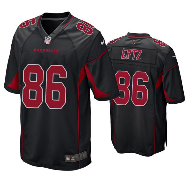 Mens Arizona Cardinals #86 Zach Ertz Nike Black 2nd Alternate Color Rush Legend Jersey