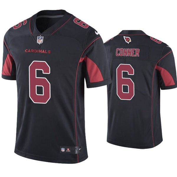 Mens Arizona Cardinals #6 James Conner Nike Black 2nd Alternate Color Rush Legend Jersey