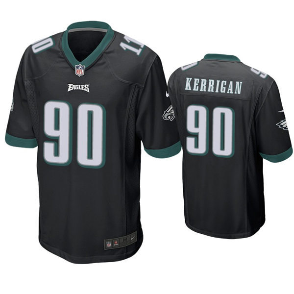 Youth Philadelphia Eagles #90 Ryan Kerriga Stitched Nike Black Limited Jersey
