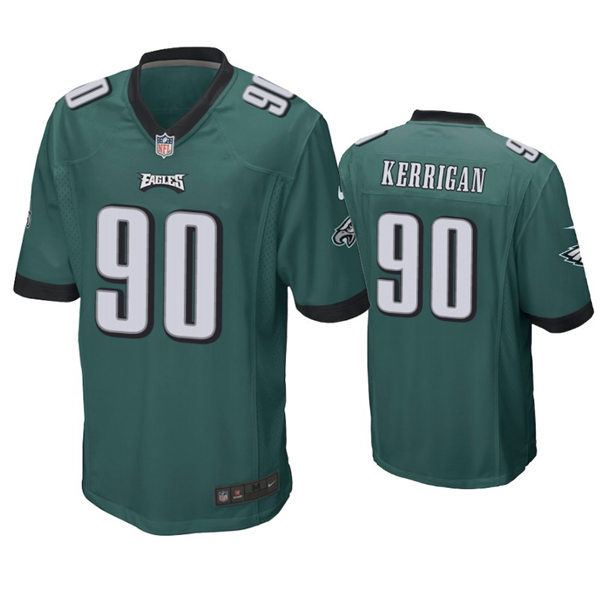 Youth Philadelphia Eagles #90 Ryan Kerriga Stitched Nike Midnight Green Limited Jersey