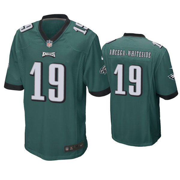 Mens Philadelphia Eagles #19 JJ Arcega-Whiteside Nike Midnight Green Vapor Limited Jersey 