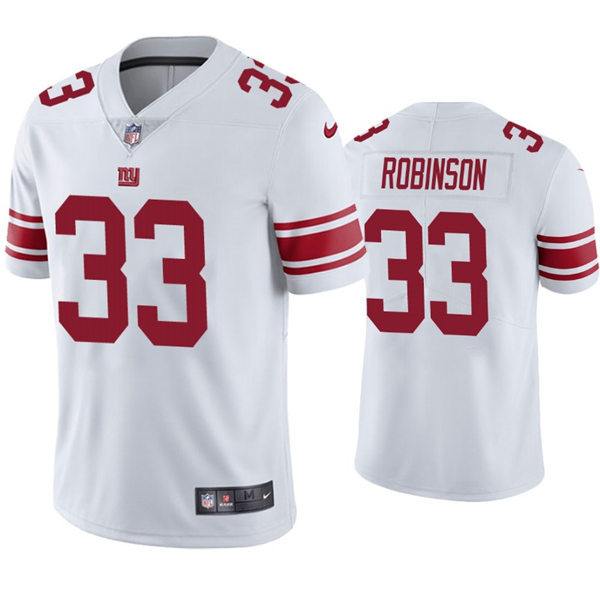 Mens New York Giants #33 Aaron Robinson Nike White Vapor Untouchable Limited Jersey