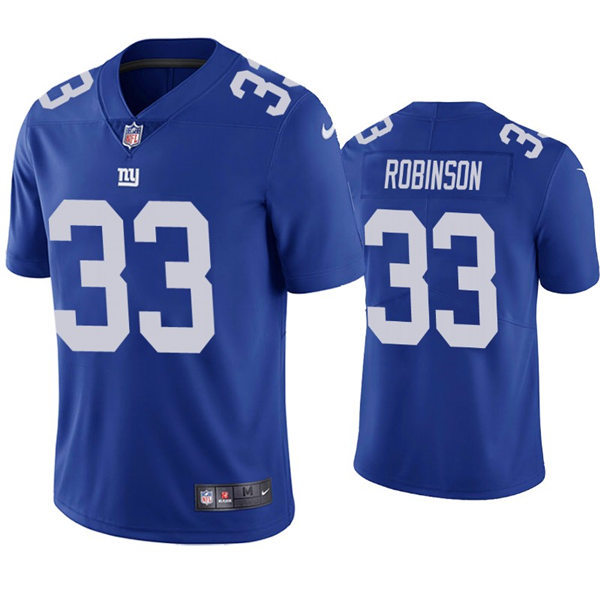 Mens New York Giants #33 Aaron Robinson Nike Royal Team Color Vapor Untouchable Limited Jersey