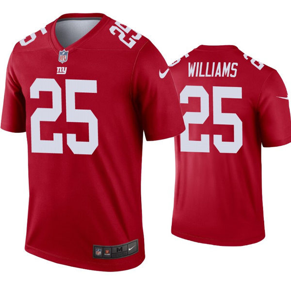 Mens New York Giants #25 Rodarius Williams Nike Red Inverted Vapor Limited Jersey