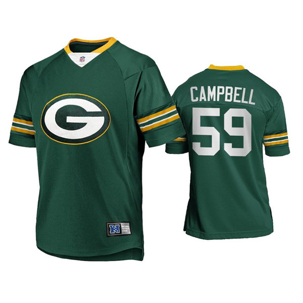 Mens Green Bay Packers #59 De'Vondre Campbell Nike 2021 Green Team Logo Icon Jersey