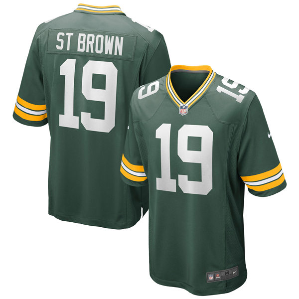 Mens Green Bay Packers #19 Equanimeous St. Brown Nike Green Vapor Limited Player Jersey