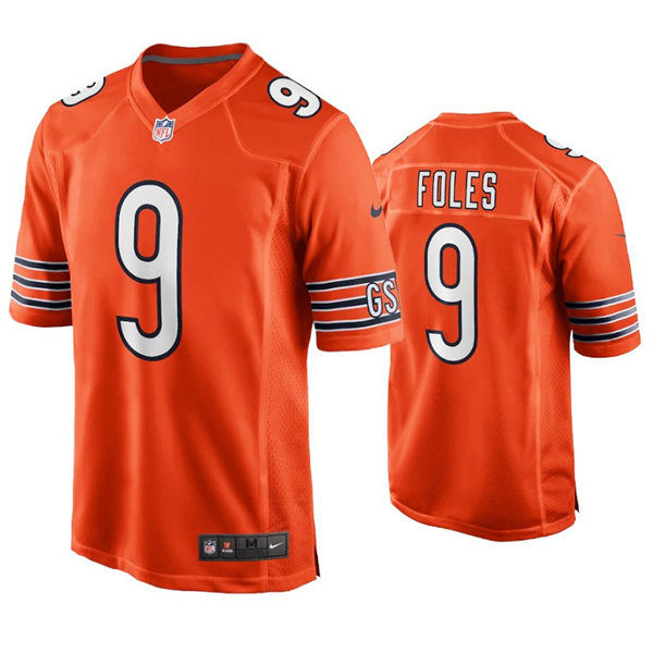 Youth Chicago Bears #9 Nick Foles Nike Orange Alternate Limited Jersey