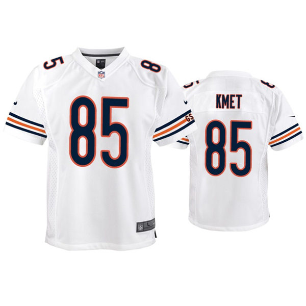 Youth Chicago Bears #85 Cole Kmet Nike White Limited Jersey