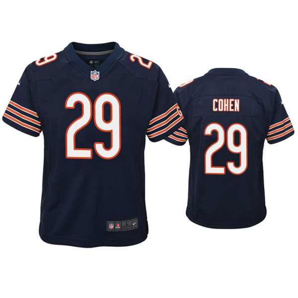 Youth Chicago Bears #29 Tarik Cohen Nike Navy Limited Jersey