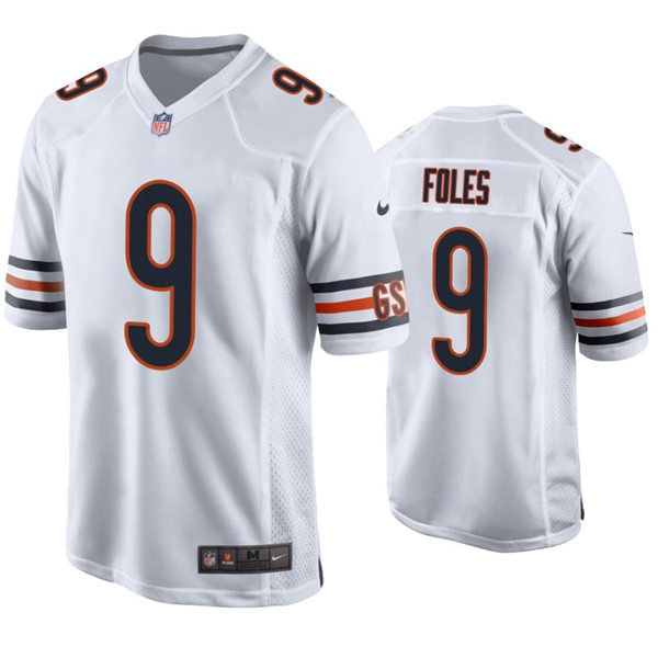 Youth Chicago Bears #9 Nick Foles Nike White Limited Jersey