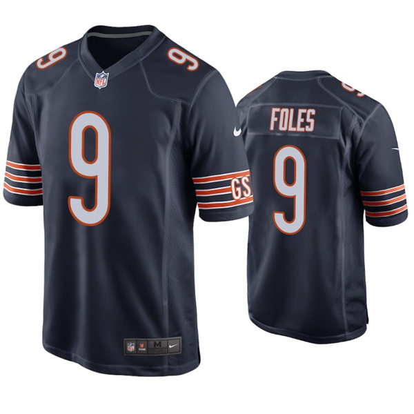 Youth Chicago Bears #9 Nick Foles Nike Navy Limited Jersey