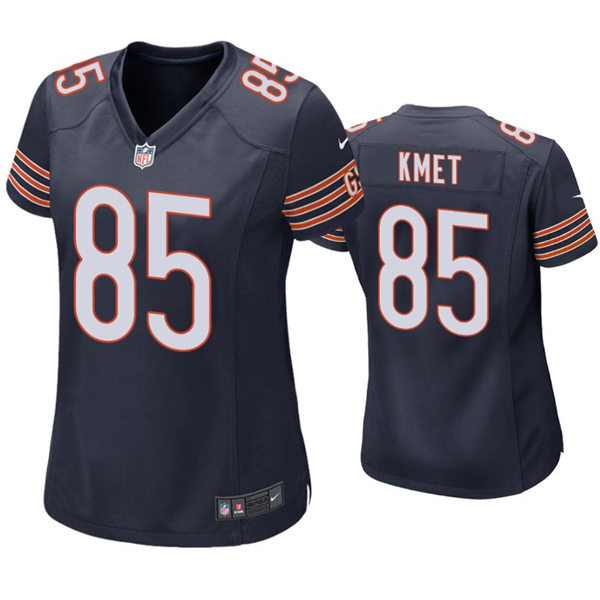 Womens Chicago Bears #85 Cole Kmet Nike Navy Limited Jersey