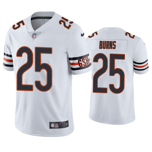 Mens Chicago Bears #25 Artie Burns Nike White Vapor Untouchable Limited Jersey