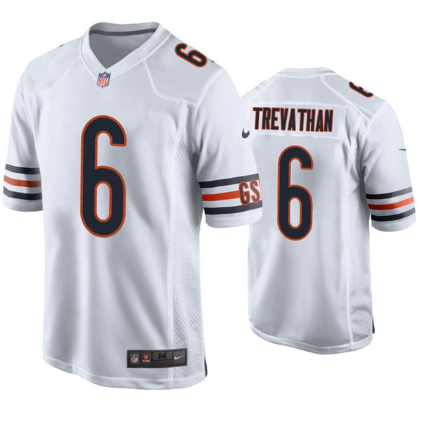 Mens Chicago Bears #6 Danny Trevathan Nike White Vapor Untouchable Limited Jersey