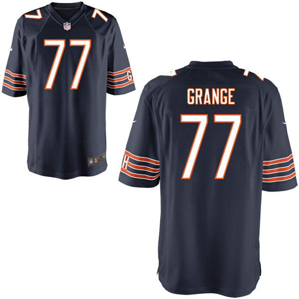 Mens Chicago Bears Retired Player #77 Red Grange Nike Navy Vapor Untouchable Limited Jersey