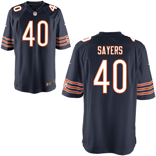 Mens Chicago Bears Retired Player #40 Gale Sayers Nike Navy Vapor Untouchable Limited Jersey