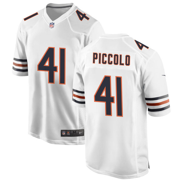 Mens Chicago Bears Retired Player #41 Brian Piccolo Nike White Vapor Untouchable Limited Jersey
