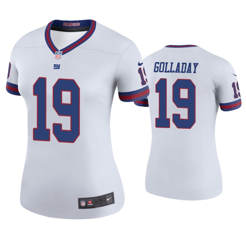 Youth New York Giants #19 Kenny Golladay Nike White Color Rush Limited Player Jersey