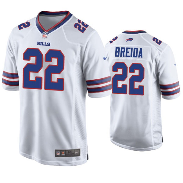 Youth Buffalo Bills #22 Matt Breida Nike White Limited Jersey 