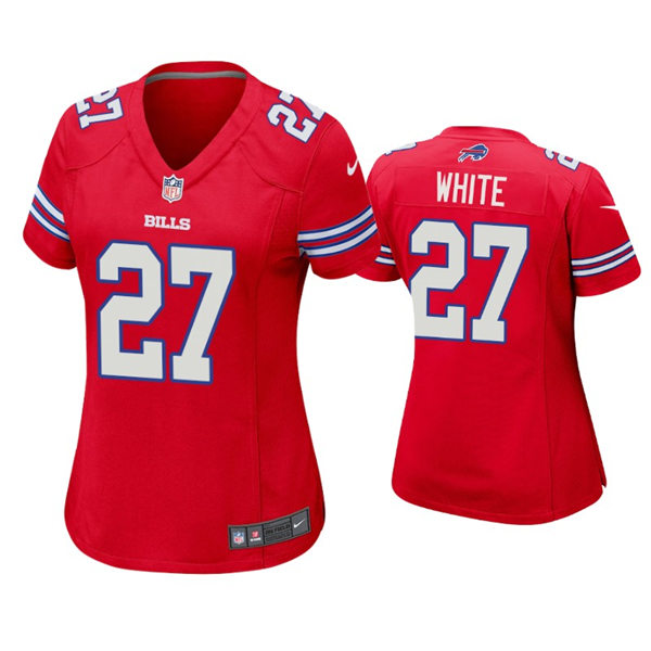 Womens Buffalo Bills #27 Tre'Davious White Nike Red Color Rush Jersey