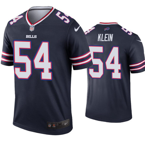 Mens Buffalo Bills #54 A.J. Klein Nike Navy Inverted Legend Limited Jersey