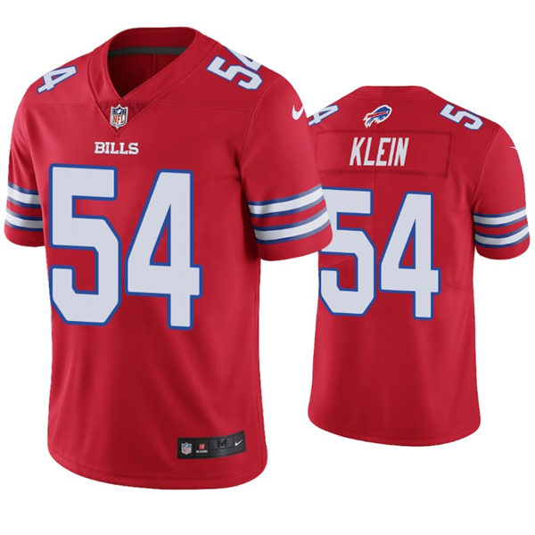 Mens Buffalo Bills #54 A.J. Klein Nike Red Color Rush Vapor Limited Player Jersey