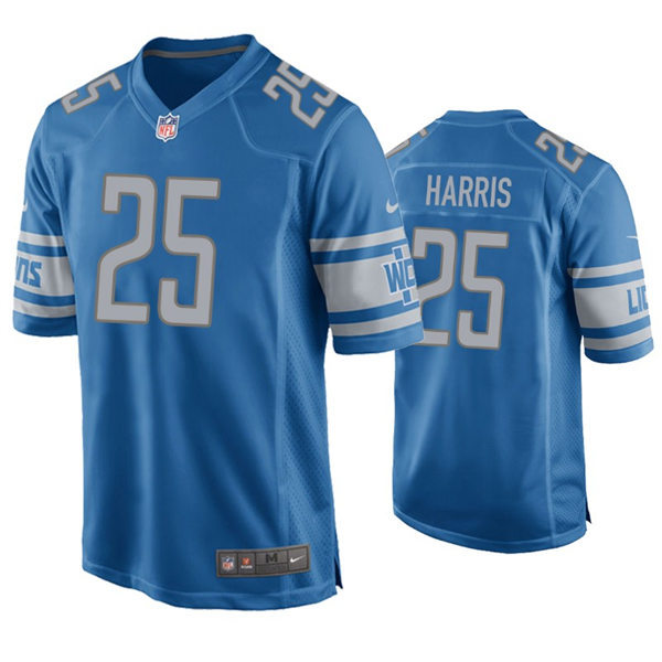 Mens Detroit Lions #25 Will Harris Nike Blue Vapor Untouchable Limited Jersey
