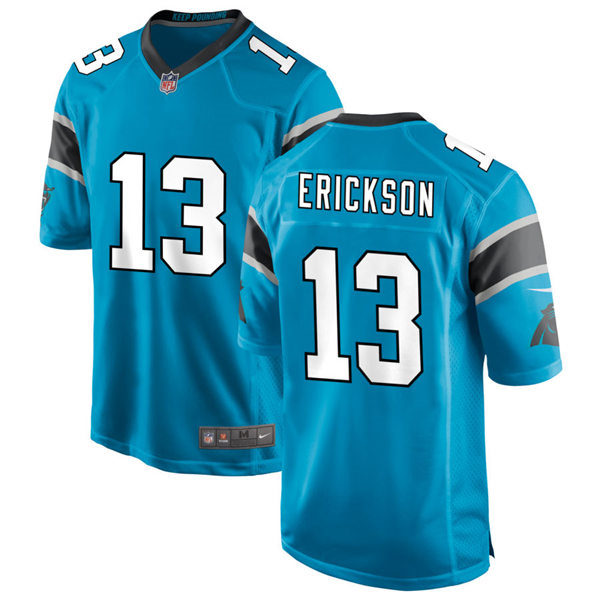 Mens Carolina Panthers #13 Alex Erickson Nike Blue Vapor Untouchable Limited Jersey