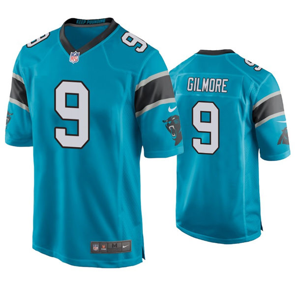 Mens Carolina Panthers #9 Stephon Gilmore Nike Blue Vapor Untouchable Limited Jersey