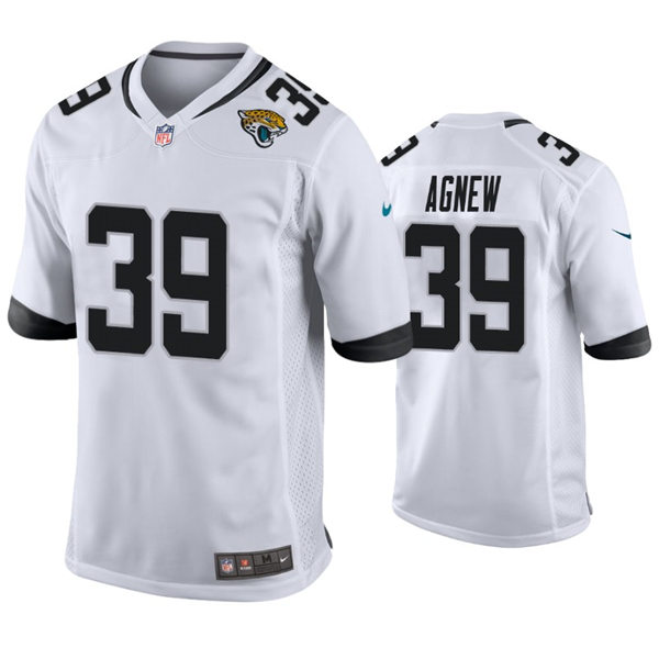 Youth Jacksonville Jaguars #39 Jamal Agnew Nike White Limited Jersey