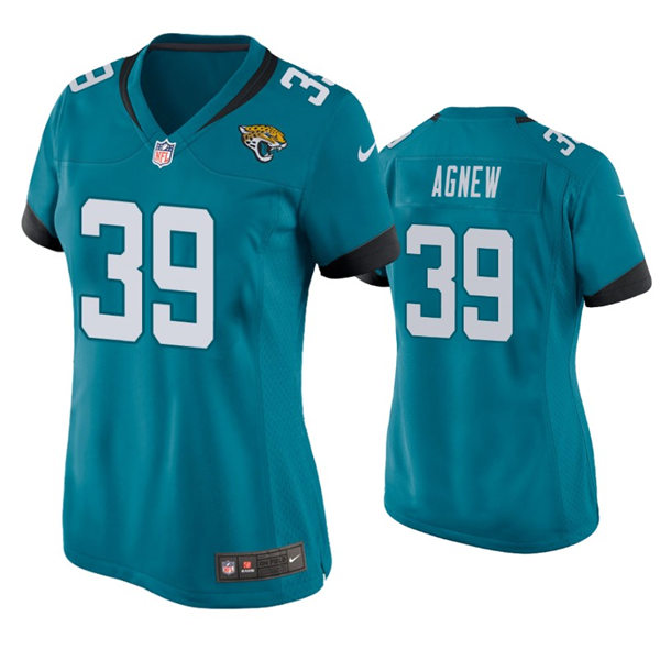 Womens Jacksonville Jaguars #39 Jamal Agnew Nike Teal Alternate Limited Jersey